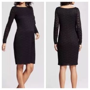 NWT Ingrid And Isabel Lace Black Maternity Dress L